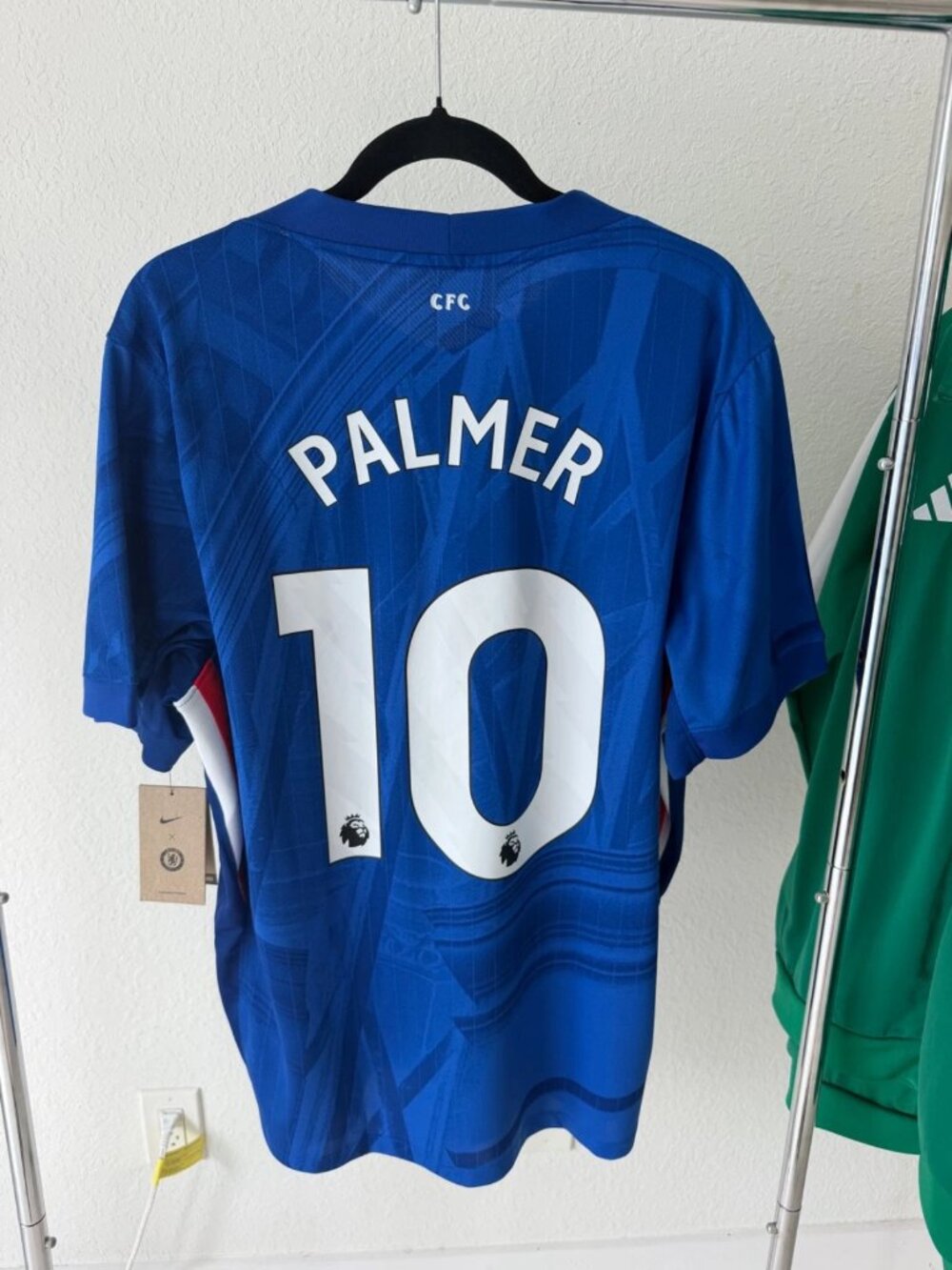 Adult Cole Palmer Blue Soccer Jersey